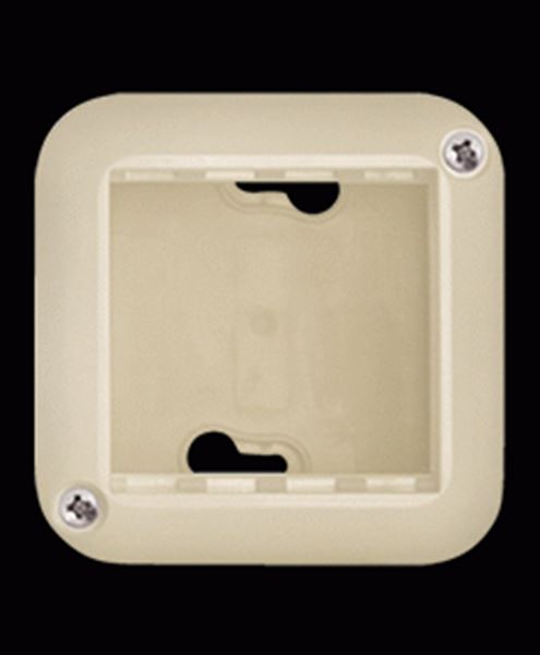 Picture of Caja exterior 2 módulos Presta Marfil (C54774)