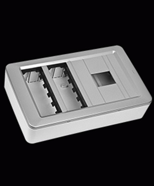 Picture of Caja exterior 10 mód. +6 mód. DIN aluminio Ave (C56994)