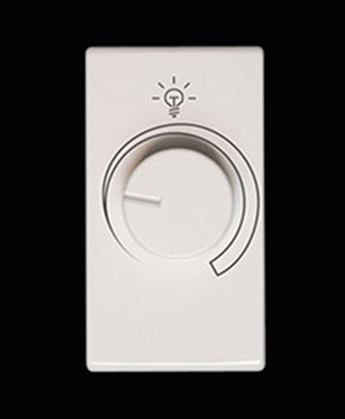 Picture of Dimmer rotativo 1 mód. 800W/220V Duomo Bianco (C57621)