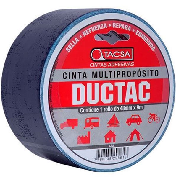 Picture of Cinta multiuso azul 9m 0.21mm DUCTAC