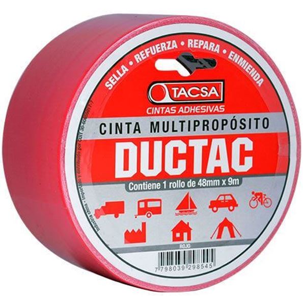 Picture of Cinta multiuso roja 9m 0.21mm DUCTAC