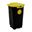 Imagen de PAPELERA T-FORCE P/RECICLAJE 50L NEGRO/AMARILLO